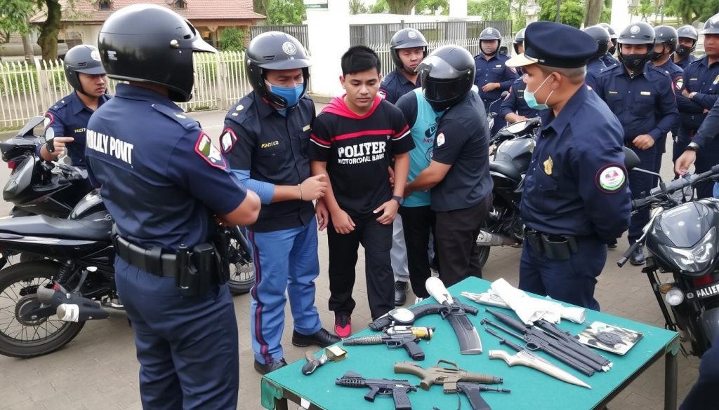 Operasi gabungan Polresta Bogor menangkap anggota geng motor Operasi gabungan Polresta Bogor menangkap anggota geng motor