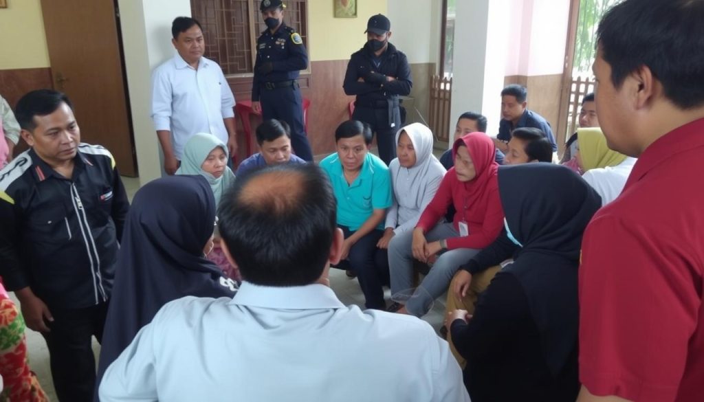 Warga Tanah Sareal Bogor berkumpul mendiskusikan keamanan lingkungan pasca serangan geng motor Warga Tanah Sareal Bogor berkumpul mendiskusikan keamanan lingkungan pasca serangan geng motor